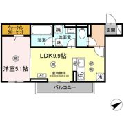 VIE ORNER（ビオルネ）東深津の間取り画像
