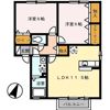フォレストⅡ B棟の間取り画像