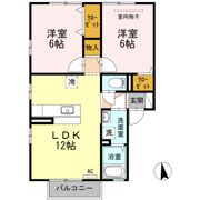 キュベレイの間取り画像