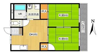 エスポワール北原の間取り画像