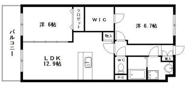 グランストーク上伝馬の間取り画像