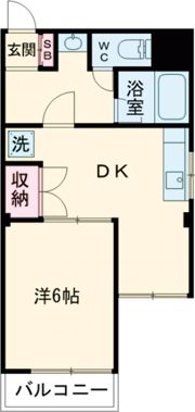 セザール田迎の間取り画像