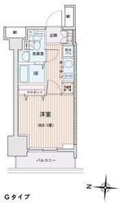 エスティメゾン錦糸町Ⅱの間取り画像