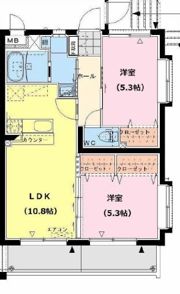 エリュシオン浮城の間取り画像