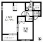 フルール上成Bの間取り画像
