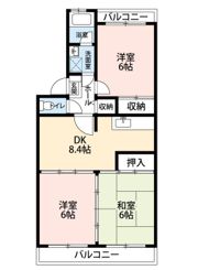 ロイヤルグリーン八千代1号棟の間取り画像