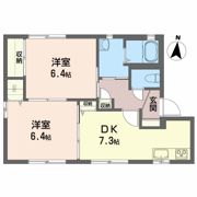 アメニティ朝倉 B棟の間取り画像