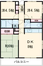 田園コートエレガンスAの間取り画像