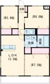 レジデンスリラ横尾の間取り画像