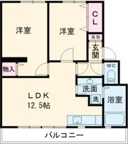 ライフヴィレッジ田迎Ⅰの間取り画像