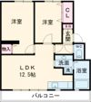 ライフヴィレッジ田迎Ⅰの間取り画像