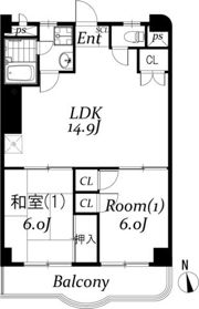 小山ステーションヒルズの間取り画像
