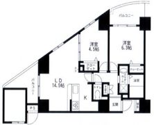 スカイプラザⅡの間取り画像