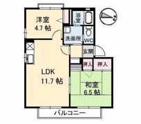 フレグランス竹原 A棟の間取り画像