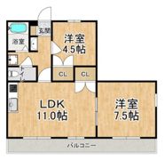 ヴィフォレストⅡの間取り画像