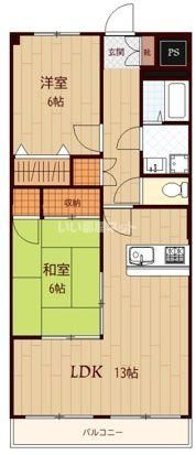 Cielo・Garden Ⅱの間取り画像