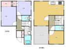 萩園貸家の間取り画像