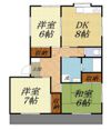 レジデンスコスギAの間取り画像