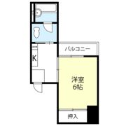 シルキーコート西新の間取り画像