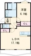 堂坂マンションの間取り画像