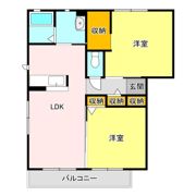 ヴィラーチェBの間取り画像