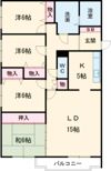セントラルコーポ日の出Ⅱの間取り画像