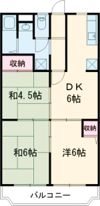 マロニエハイツの間取り画像