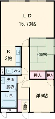 ランドマーク昭和の間取り画像