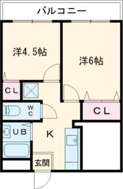シティハイツ二宮の間取り画像