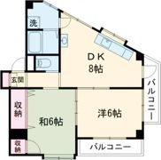 巽ハイツの間取り画像