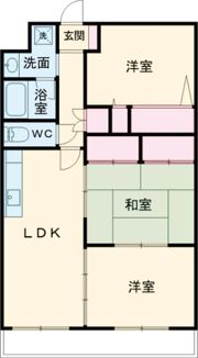 バルパレーヴァンヴェールの間取り画像