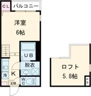 ハーモニーテラス景勝町Ⅱの間取り画像