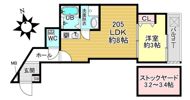 BKB仙石屋敷の間取り画像