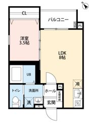 robot home井尻Ⅲの間取り画像