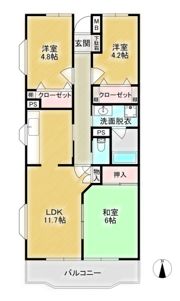 アルル大宮の間取り画像