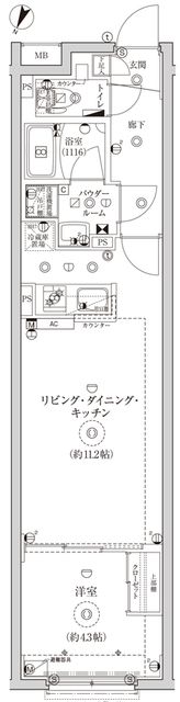 CREATIF池袋の間取り画像
