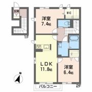 シャーメゾンSSの間取り画像