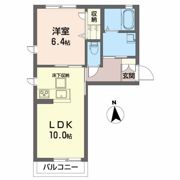 プロヌーブ大和町Aの間取り画像