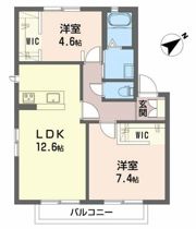 ミラベル A棟の間取り画像