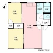 シャルマン辻野 B棟の間取り画像