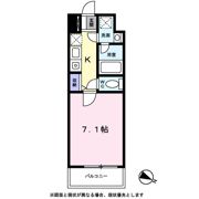 トレセリア横山の間取り画像