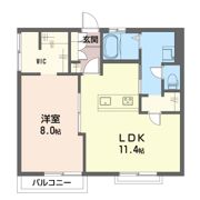 さつきハイツの間取り画像