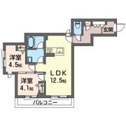 コンフォーザ鶴ヶ峰の間取り画像