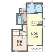 ブランショコラBの間取り画像