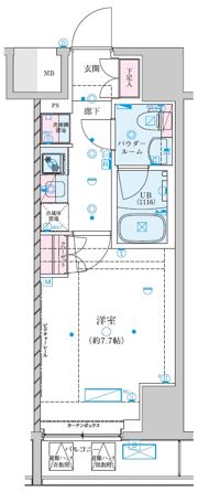 GENOVIA川崎Ⅶの間取り画像