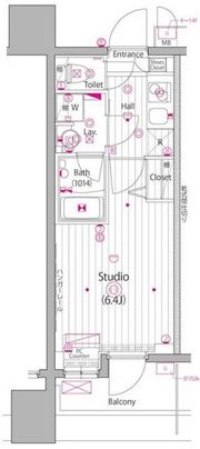 グランド・ガーラ川崎の間取り画像