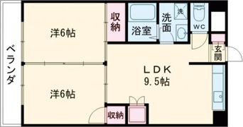エクシード久万ノ台の間取り画像