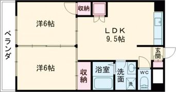 エクシード久万ノ台の間取り画像