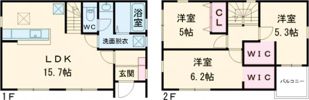 マイホームネクスト馳出町 1号棟の間取り画像