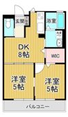 ピュアコート B棟の間取り画像